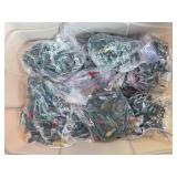 Assorted Sets of LED Christmas Lights and Artificial Pine Garland