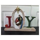 Collection of Holiday Decor Including Snowmen and Christmas Trees