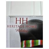 Heritage Home Holiday LED Handcrafted Snowman with 10 LED Lights