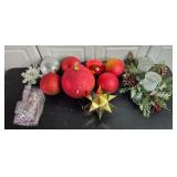 Collection of Christmas Decorations and Ornaments