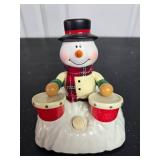 Christmas Holiday Decor Collection Including Nativity Candleholder and Animated Reindeer