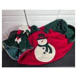 Christmas Holiday Decor Collection Including Nativity Candleholder and Animated Reindeer