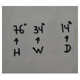 Set of 2 White Plastic 3-Shelf Storage Units