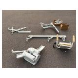 Disassembled Stair Lift Chair with Rail System