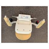 Disassembled Stair Lift Chair with Rail System