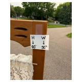 Pair of Decorative Room Dividers with Floral and Heart Designs