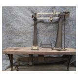 ANTIQUE HOWE MEAT SCALE