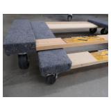 TWO  FURNITURE DOLLYS