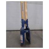 SEYMOUR POST HOLE DIGGER AND VINTAGE POST HOLE DIGGER