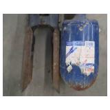 SEYMOUR POST HOLE DIGGER AND VINTAGE POST HOLE DIGGER