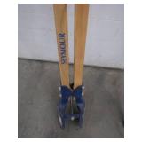 SEYMOUR POST HOLE DIGGER AND VINTAGE POST HOLE DIGGER
