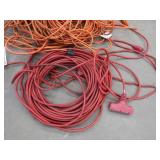 LARGE LOT OF ELECTRICAL CORDS