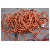 LARGE LOT OF ELECTRICAL CORDS