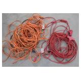 LARGE LOT OF ELECTRICAL CORDS