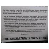 11 DUCK DECOYS / FOWL HABIT FLYER