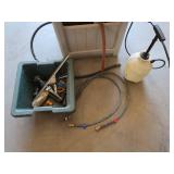 SUNCAST HOSE DECK BOX AND SPRAYER