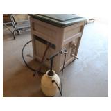 SUNCAST HOSE DECK BOX AND SPRAYER