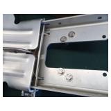 TROLLING MOTOR MOUNTING PLATE WITH BOX OF BOBBERS