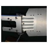 TROLLING MOTOR MOUNTING PLATE WITH BOX OF BOBBERS