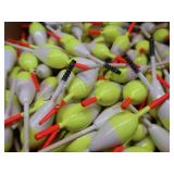 TROLLING MOTOR MOUNTING PLATE WITH BOX OF BOBBERS