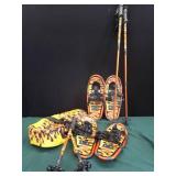 2 PAIR OF YOUTH YUKON CHARLIES TRAIL BLAZE SNOSHOES