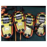 2 PAIR OF YOUTH YUKON CHARLIES TRAIL BLAZE SNOSHOES