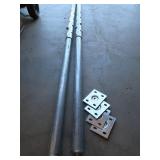 2 ADJUSTABLE BUILDING COLUMNS