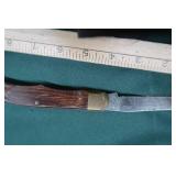 LEATHER CHAPS / KNIFE / LEATHER POUCH