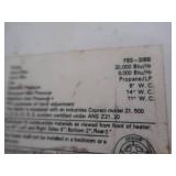 GLOW WARM PROPANE HEATER