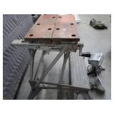 BLACK AND DECKER WORK TABLE + WORK LIGHTS