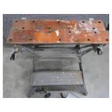BLACK AND DECKER WORK TABLE + WORK LIGHTS