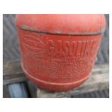 SAW HORSES AND GAS CANS