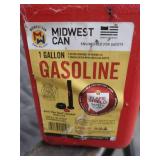 SAW HORSES AND GAS CANS