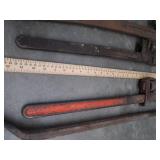 PIPE WRENCHES AND CROW BAR