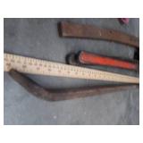 PIPE WRENCHES AND CROW BAR