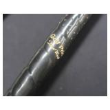 SET OF GOLF CLUBS W/ LEATHER GOLF BAG