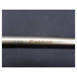 SET OF GOLF CLUBS W/ LEATHER GOLF BAG