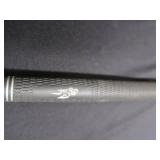 SET OF GOLF CLUBS W/ LEATHER GOLF BAG