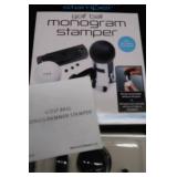 GOLF RANGE FINDER AND MONOGRAM SET