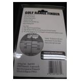 GOLF RANGE FINDER AND MONOGRAM SET