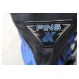 SET OF GOLF CLUBS w/ PING BAG