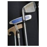 SET OF GOLF CLUBS w/ PING BAG