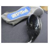 SET OF GOLF CLUBS w/ PING BAG