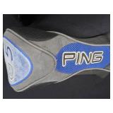 SET OF GOLF CLUBS w/ PING BAG