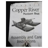 NEW CLASSIC COPPER RIVER PONTOON BOAT.(INFLATABLE)