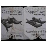 NEW CLASSIC COPPER RIVER PONTOON BOAT.(INFLATABLE)