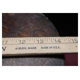 ANTIQUE ? / VINTAGE? GLASS BALL CLAW FOOT STOOL