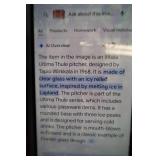 ITTALA ULTIMA THULE PITCHER W/ 5 GLASSES