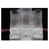 ITTALA ULTIMA THULE PITCHER W/ 5 GLASSES
