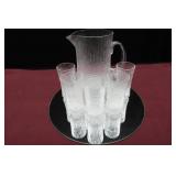 ITTALA ULTIMA THULE PITCHER W/ 5 GLASSES